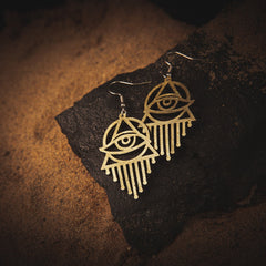 Mystery sealed eyes Earrings