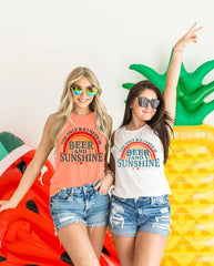 Bier und Sonnenschein Regenbogen Tank