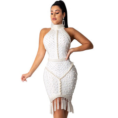 Vestido Bandage Sin Mangas "Halter"