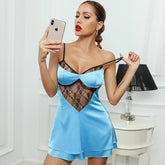 Strappy Sleeveless Lace Mini Bodycon Dress HB0160