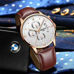 Mens Watches Minimalist Waterproof Fashion Dressy Wrist Watch for Men Business
