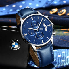 Mens Watches Minimalist Waterproof Fashion Dressy Wrist Watch for Men Business