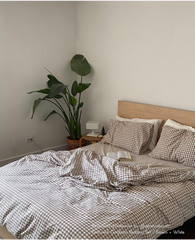 Paquete de ropa de cama de cuadros vichy