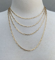 Collar de eslabones pequeños