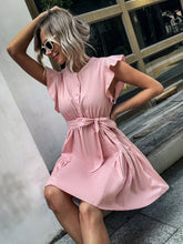 Tankkleid mit Rüschen und Rly-Ärmeln