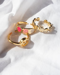 Anillo de sonrisa de colores