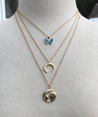 Opal Butterfly Choker