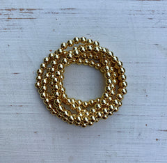Metallische Stapelbare - Gold 6mm