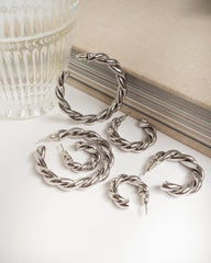 Vera Silver Hoops Medium