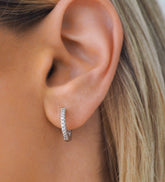 Willow Silver Hoops Small