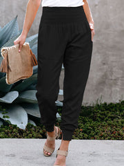 Slit Cropped Pants