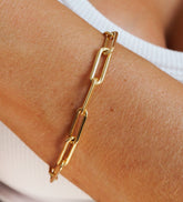 Pulsera de eslabones grandes