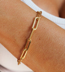 Pulsera de eslabones grandes