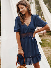 Summer solid color dress