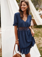 Summer solid color dress