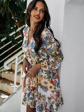 Vestido largo con temperamento estampado