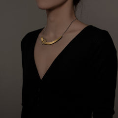 Exklusive schlichte Daisy-Halskette