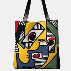 Double-sided color printing women's bag