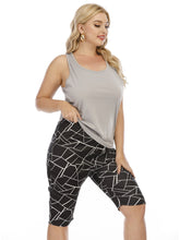 Pantalones cortos casuales con estampado irregular y pantalones deportivos