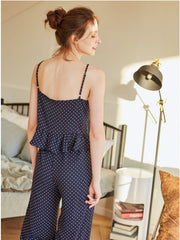 Conjuntos de pijamas de lunares ondulados