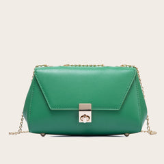 Bolso de hombro con cadena y diseño de textura de bola de masa hervida