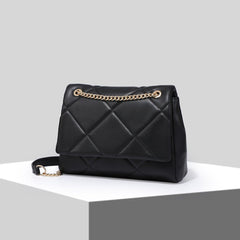 Bolso de hombro pequeño rómbico