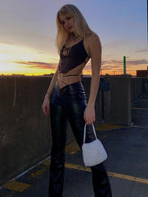 Suspenders Lace Sexy Cropped Vest