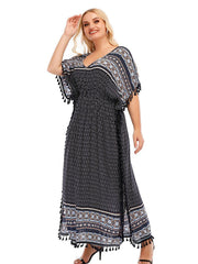 V-Ausschnitt One Size Plus Kleider