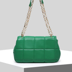 Bolso pequeño con cadena rómbica