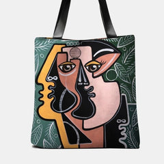 Double-sided color printing women's bag