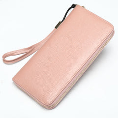 Retro Damen Rindsleder große Kapazität lange Brieftasche