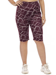 Pantalones cortos casuales con estampado irregular y pantalones deportivos