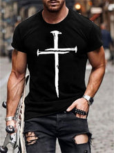Sport-T-Shirt mit Kreuz-Print