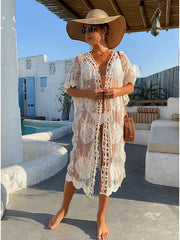 Traje de baño transparente para playa