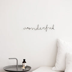 Cursive Wall Hanging