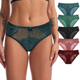 Conjunto de 5 bragas de encaje