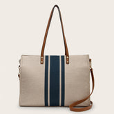 Vintage cotton linen laptop bag