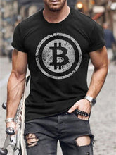 Camiseta con estampado de Bitcoin