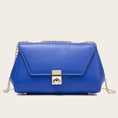 Bolso de hombro con cadena y diseño de textura de bola de masa hervida