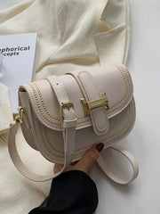 Colour Contrast Saddle Bag