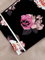 Pijama de flores grandes
