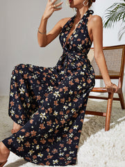 Mono con estampado de tirantes