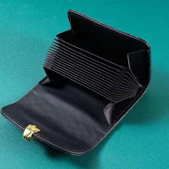 Echtes Leder Rindsleder Schlange Muster Brieftasche Geldbörse Kartenhalter