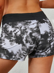 Contrast Binding Drawstring Swimming Panty