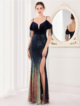 elegantes Straps-Abendkleid