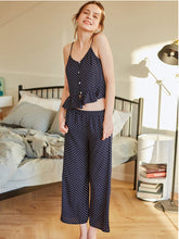 Conjuntos de pijamas de lunares ondulados