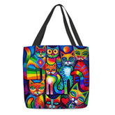 Double-sided color printing women's bag