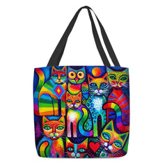 Double-sided color printing women's bag