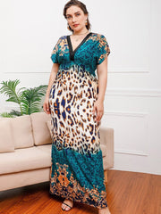 Vestidos de seda con escote en V estilo bohemio