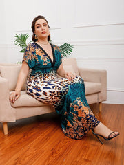 Vestidos de seda con escote en V estilo bohemio